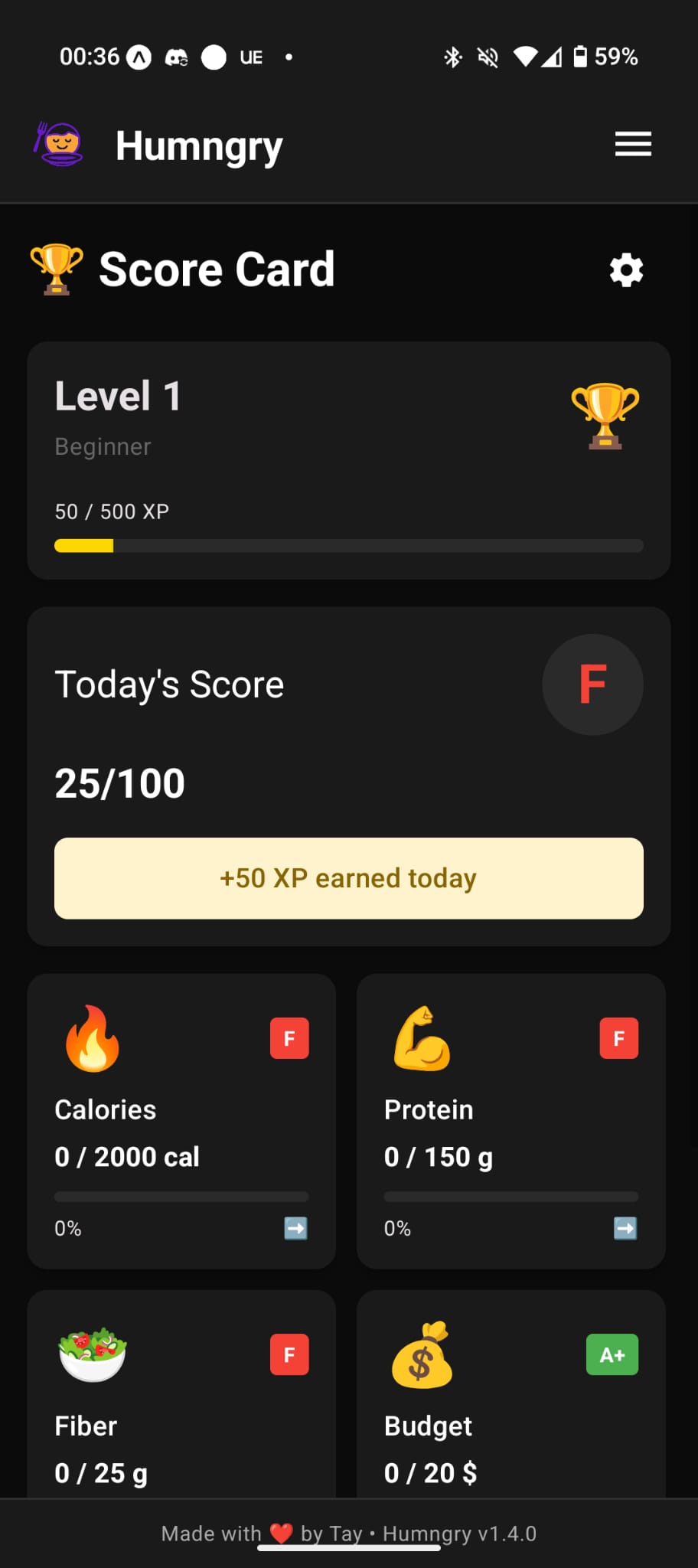 Goals and daily quests